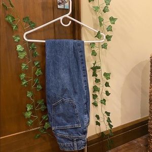 Dark Wash Straight Leg Jeans